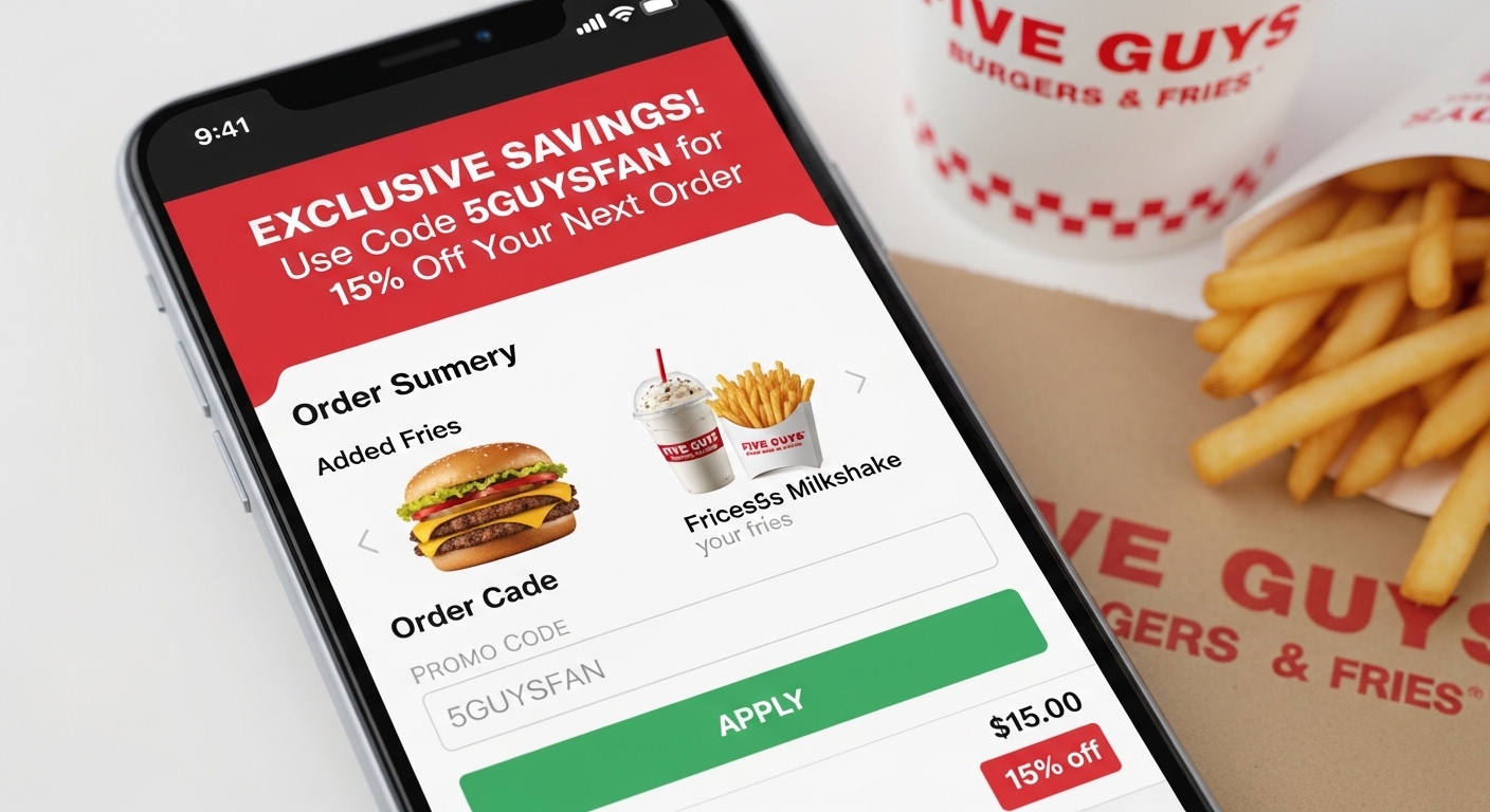 five guys promo code