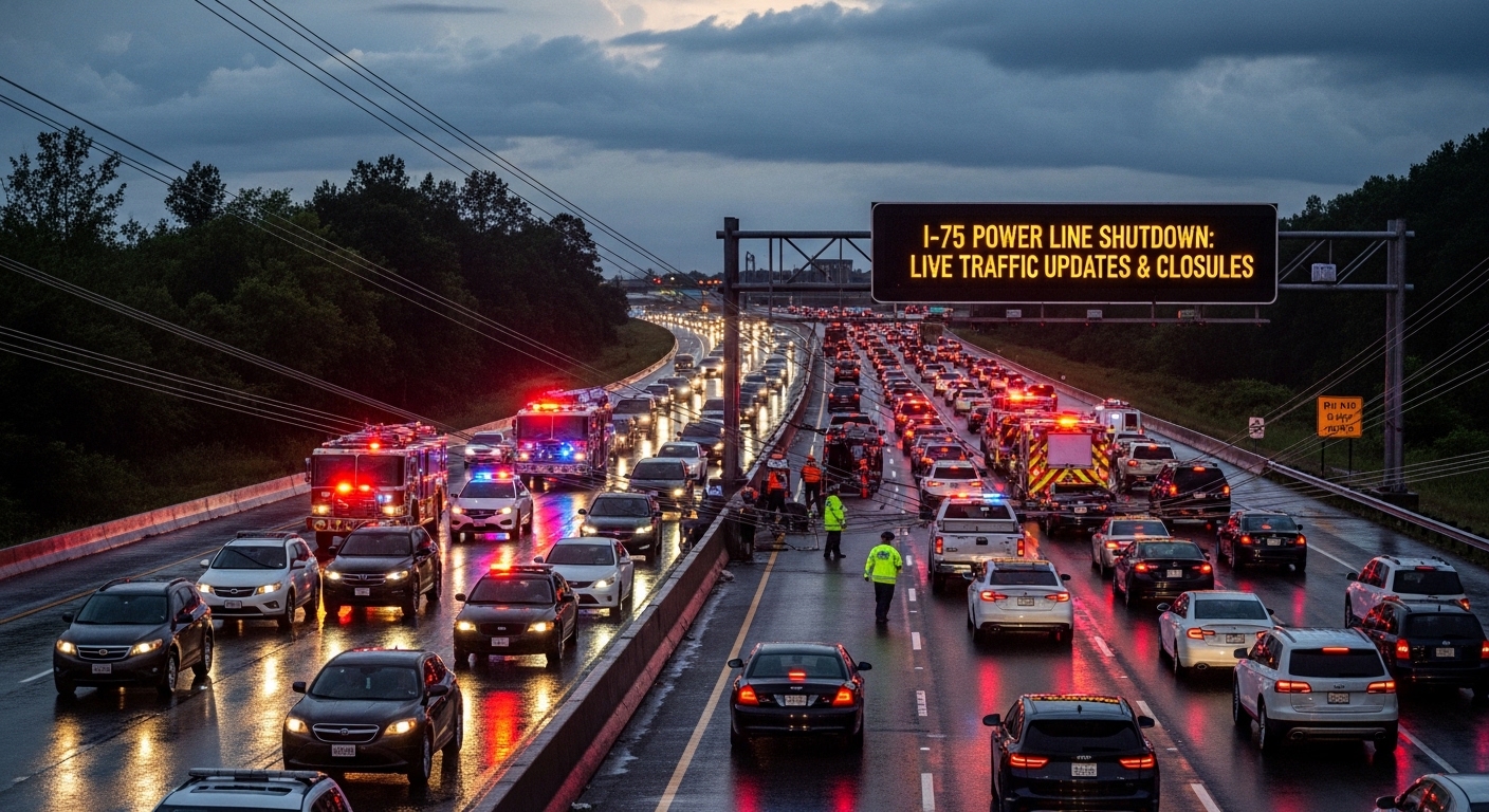 I-75 Power Line Shutdown