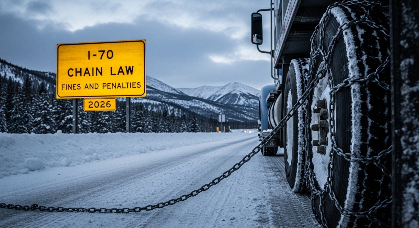 Colorado Truck Citations: I-70 Chain